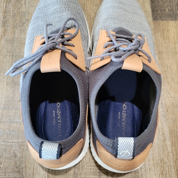 Cole Haan Men's Gray and Tan Casual Shoes Sneaker - Picture 6 of 8